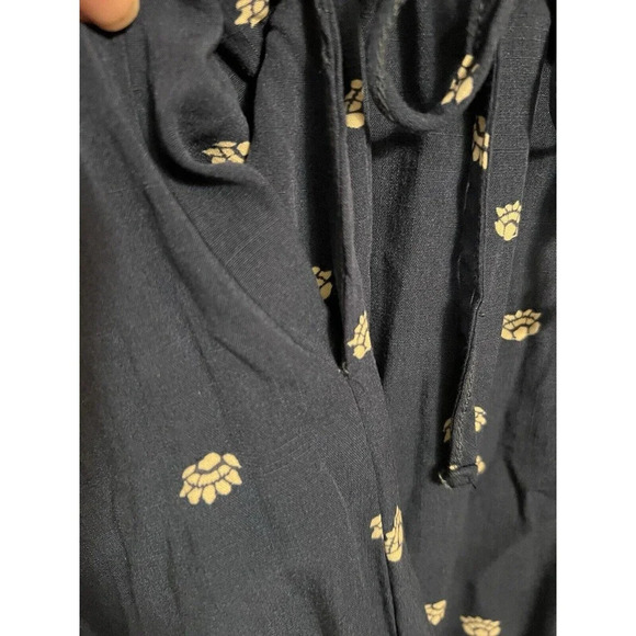 Lucky Brand Boho Navy Print Mini Dress Size M - Picture 5 of 6